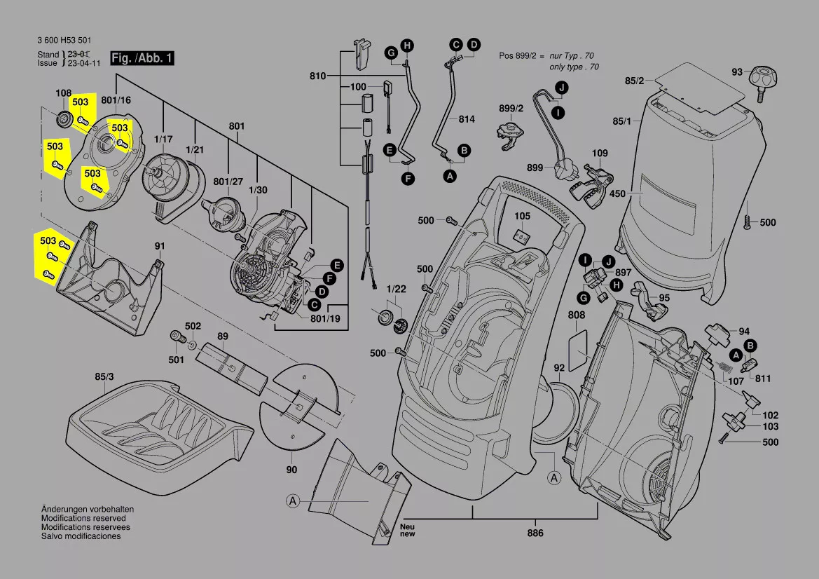 vis réf. F 016 L64 777 Bosch